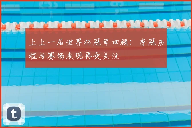 上上一届世界杯冠军回顾:夺冠历程与赛场表现再受关注